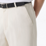 Regular Fit Hidden Banding Chino Pants [Cream]