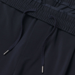[Cooltandard] One Tuck Wide Banding Slacks [Navy]