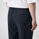 [Cooltandard] One Tuck Wide Banding Slacks [Navy]