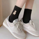 Женские носки с вышивкой "Тедди" — уют и милота в каждой паре (набор из 5)