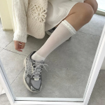 Mesh Frill Knee Socks — воздушные и женственные носки для весны и лета