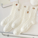 Набор из 5 пар женских носков с вышивкой и кружевом — изящность и прохлада на каждый день