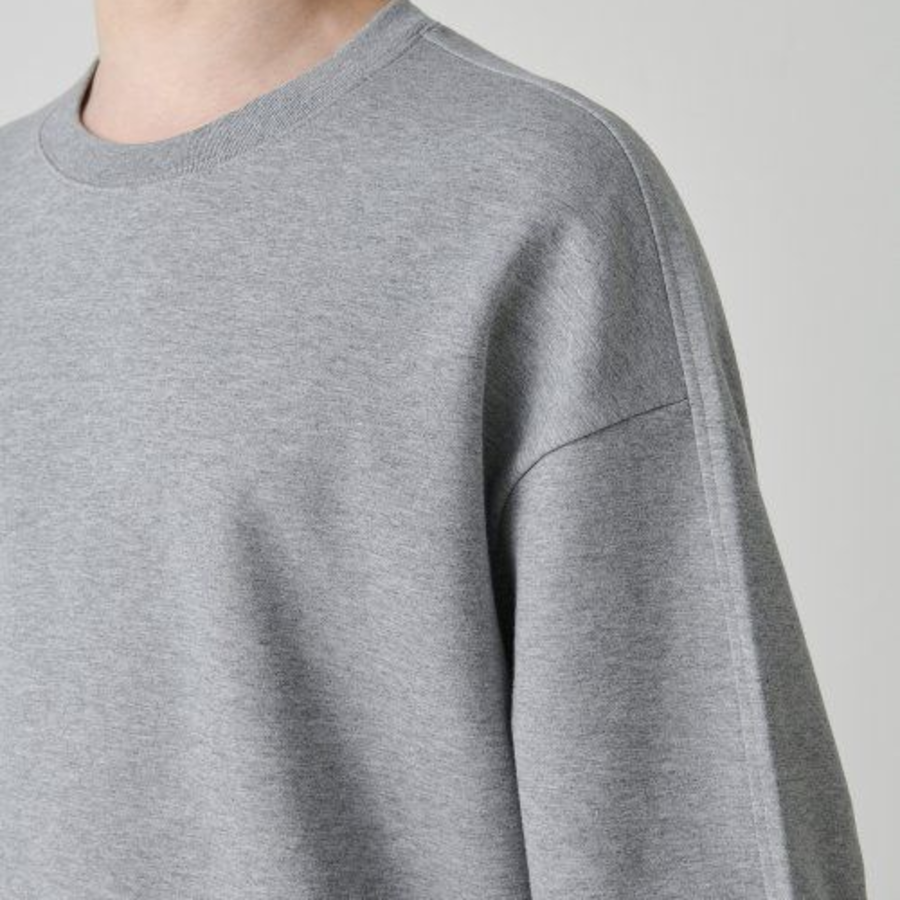 Musinsa Standard Flat Terry Oversized Double Layer Sweatshirt – Grey