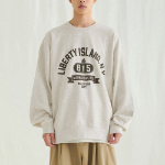 Melange Master Liberty Island Oversized Sweatshirt – Oatmeal