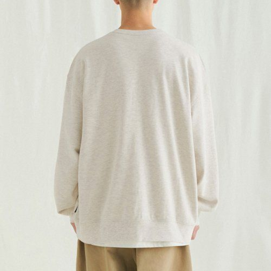 Melange Master Liberty Island Oversized Sweatshirt – Oatmeal