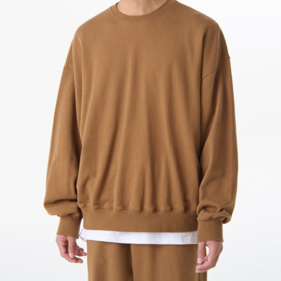 Musinsa Standard Loose Balloon Sweatshirt – Brown