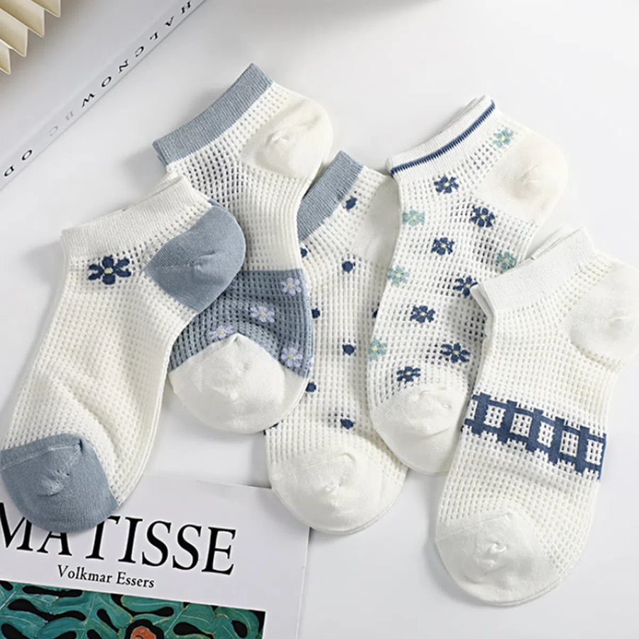 Herion — комплект из 5 пар женских повседневных носков в универсальных расцветках