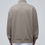 Musinsa Standard Oversized Half-Zip Sweatshirt – Beige