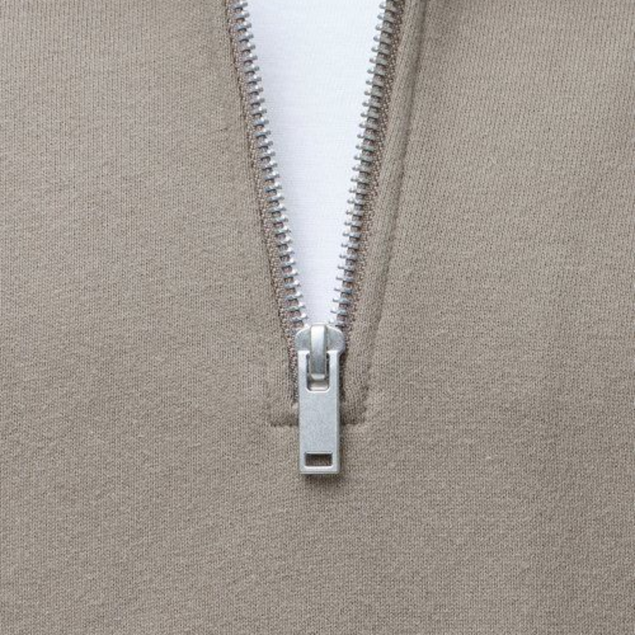 Musinsa Standard Oversized Half-Zip Sweatshirt – Beige