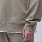 Musinsa Standard Oversized Half-Zip Sweatshirt – Beige