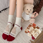 Merian — набор из 5 пар носков с вышивкой в виде мишек