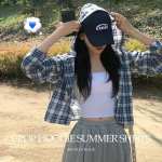 Kinder – рубашка Seersucker Crop Hoodie Shirt