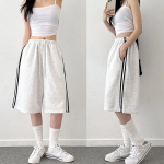 Спортивные бермуды с двойной боковой полосой