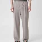 [Cooltandard] One Tuck Wide Banding Slacks [Light Beige]