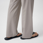 [Cooltandard] One Tuck Wide Banding Slacks [Light Beige]