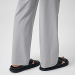 [Cooltandard] One Tuck Wide Banding Slacks [Light Gray]