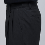 [Cooltandard] Real Wide Hidden Banding Slacks [Gray]