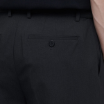 [Cooltandard] Real Wide Hidden Banding Slacks [Gray]