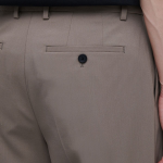 [Cooltandard] Real Wide Hidden Banding Slacks [Dusty Beige]