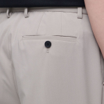 [Cooltandard] Real Wide Hidden Banding Slacks [Light Beige]