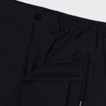 SOLOTEX One-Tuck Wide Comfort Banding Pants [Black]