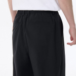 SOLOTEX One-Tuck Wide Comfort Banding Pants [Black]