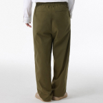SOLOTEX One-Tuck Wide Comfort Banding Pants [Khaki]