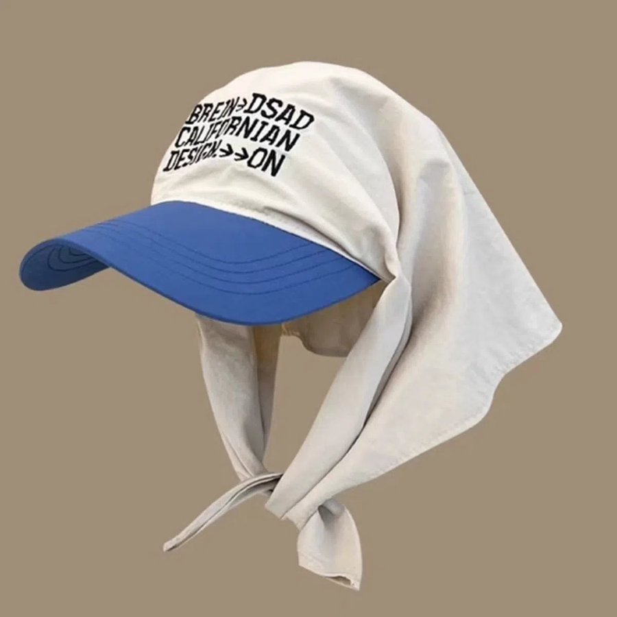 Mtskheta — кепка с контрастным шарфом и надписью, защита от солнца в стильной форме