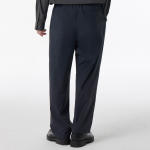 SOLOTEX One-Tuck Wide Comfort Banding Pants [Navy]