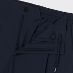 SOLOTEX One-Tuck Wide Comfort Banding Pants [Navy]