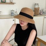 Daisy — женская шляпа из рафии с лентой и бантом, лёгкий акцент в летнем стиле