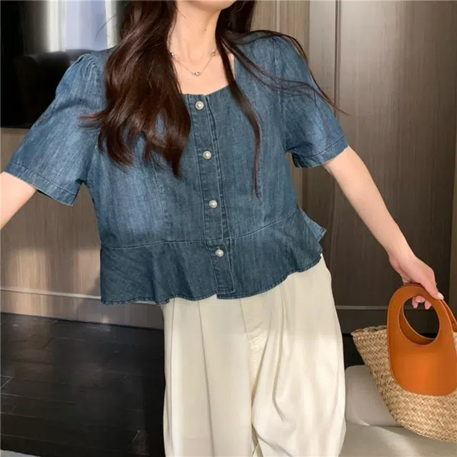 Perriem – рубашка Madeleine Denim Shirt