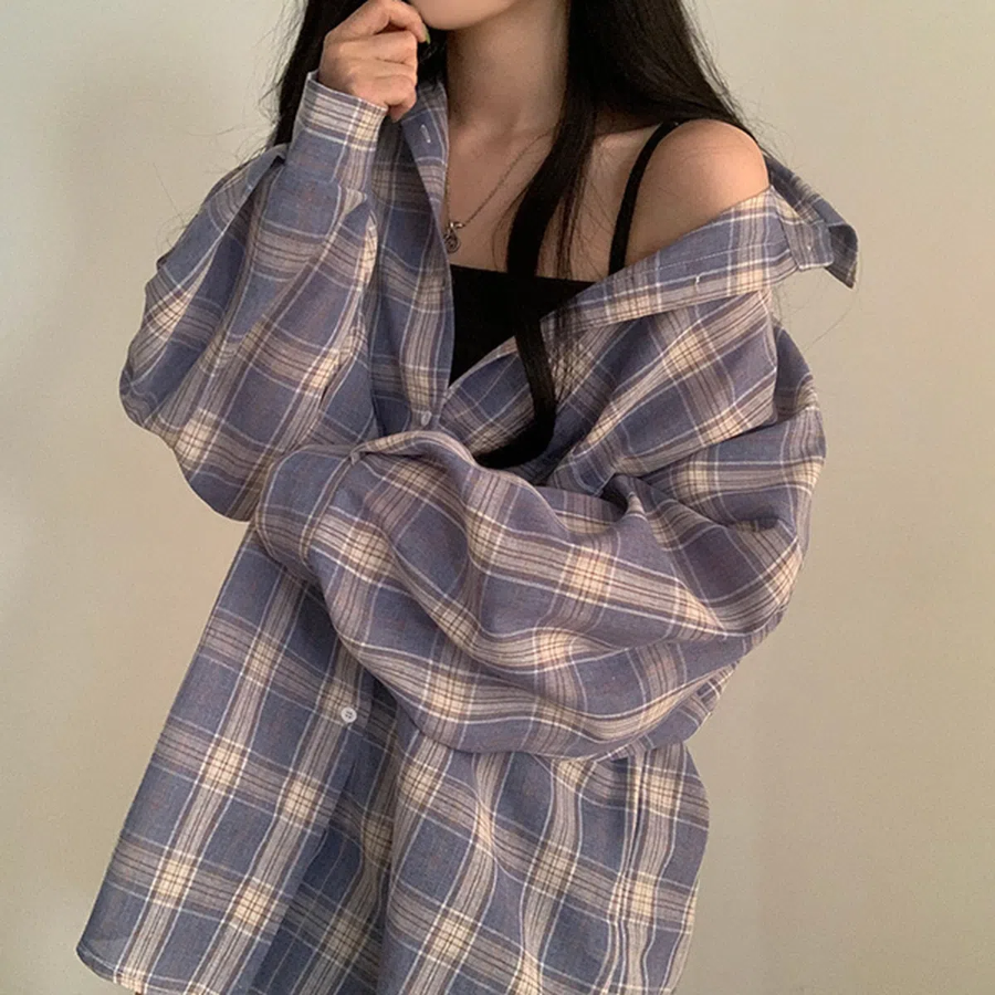 Summer – рубашка Check Oversized Shirt