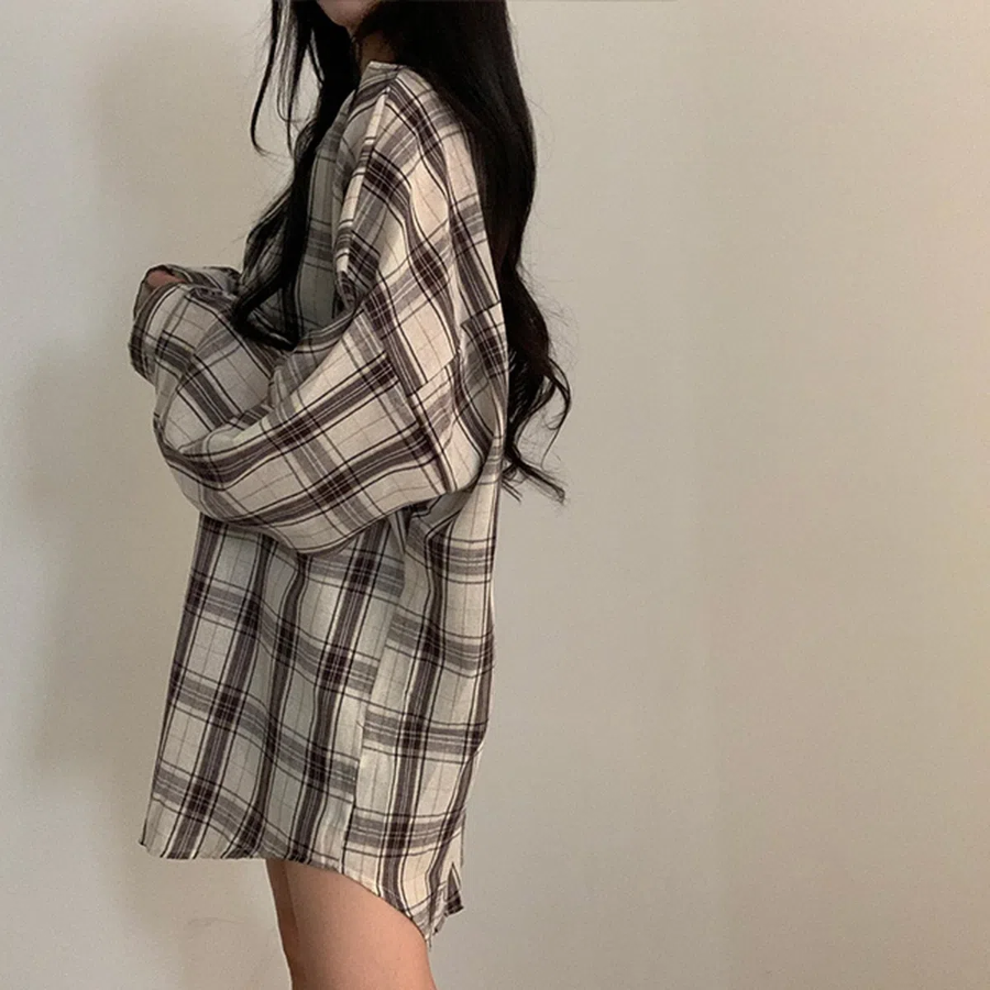 Summer – рубашка Check Oversized Shirt