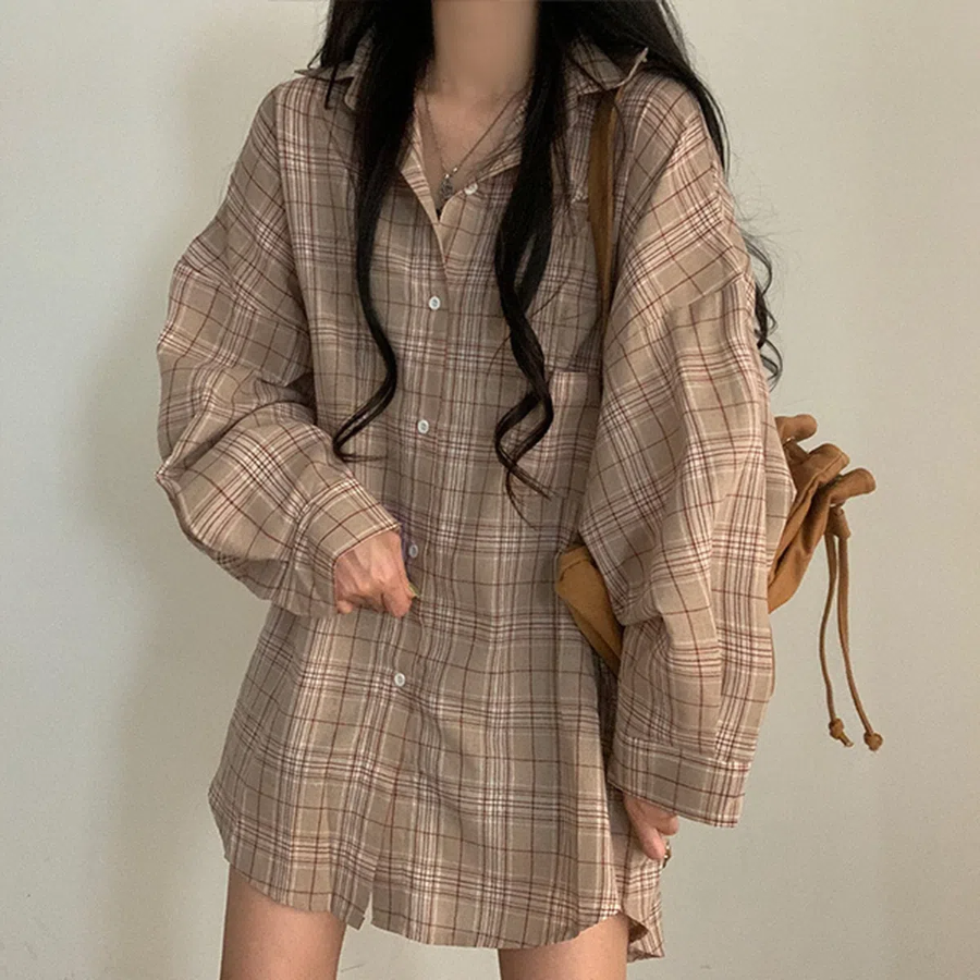Summer – рубашка Check Oversized Shirt