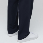 [Cooltandard] Semi Wide Hidden Banding Slacks [Navy]