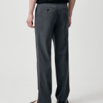 [Cooltandard] Semi Wide Hidden Banding Slacks [Gray]