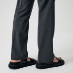 [Cooltandard] Semi Wide Hidden Banding Slacks [Gray]