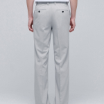 [Cooltandard] Semi Wide Hidden Banding Slacks [Light Gray]