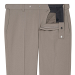 [Cooltandard] Semi Wide Hidden Banding Slacks [Dusty Beige]