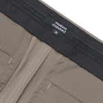 [Cooltandard] Semi Wide Hidden Banding Slacks [Dusty Beige]