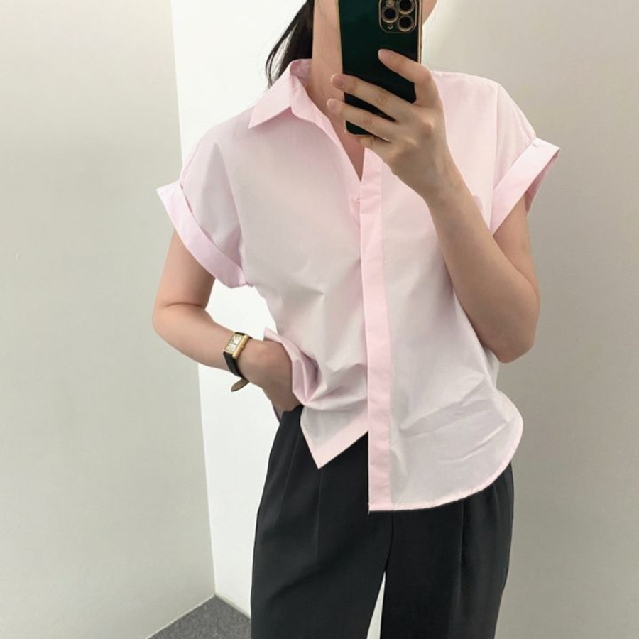 Roll-Up – рубашка V-Neck Short-Sleeve Shirt