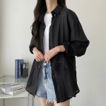 Linen – рубашка See-Through Oversized Gauze Shirt