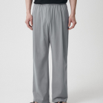 [Cooltandard] Cooling Deep Tuck Wide Banding Pants [Light Gray]