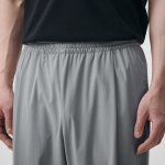 [Cooltandard] Cooling Deep Tuck Wide Banding Pants [Light Gray]