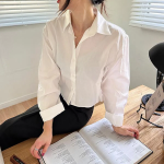 Свободный размер-Айвори-Рубашки