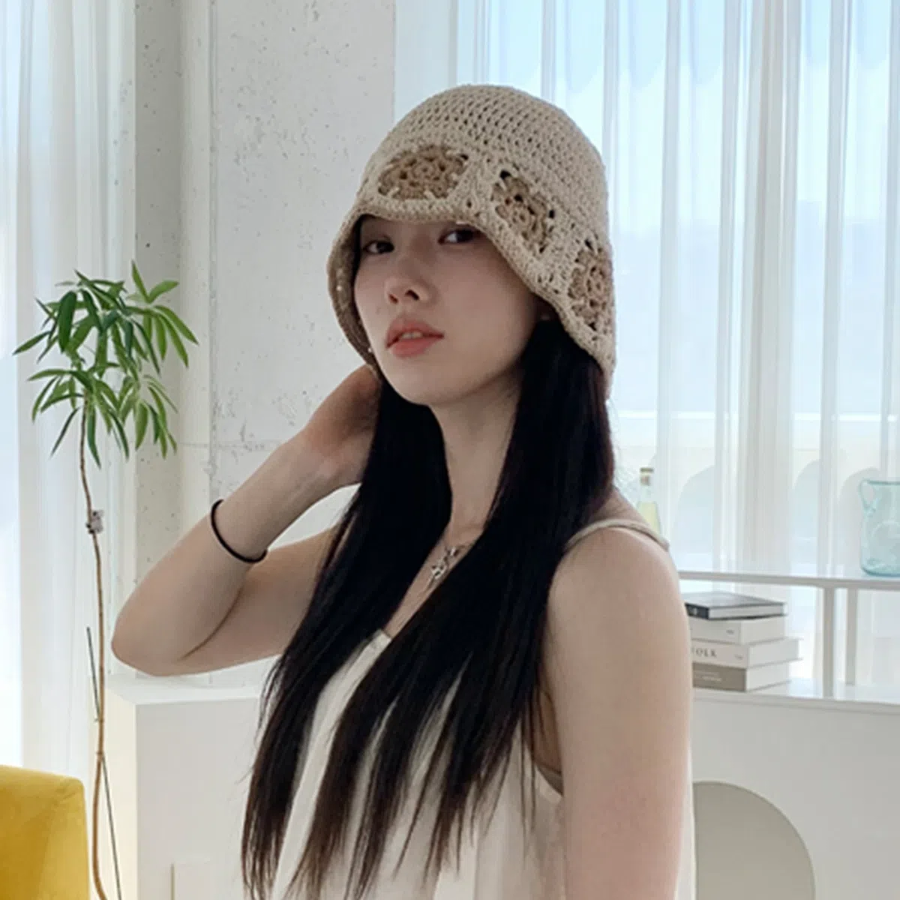 Летняя панама с цветочным узором — для кемпинга, пляжа и отдыха