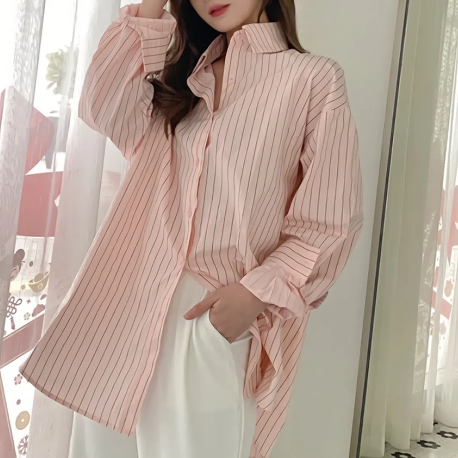 Daily – рубашка Stripe Collar Shirt