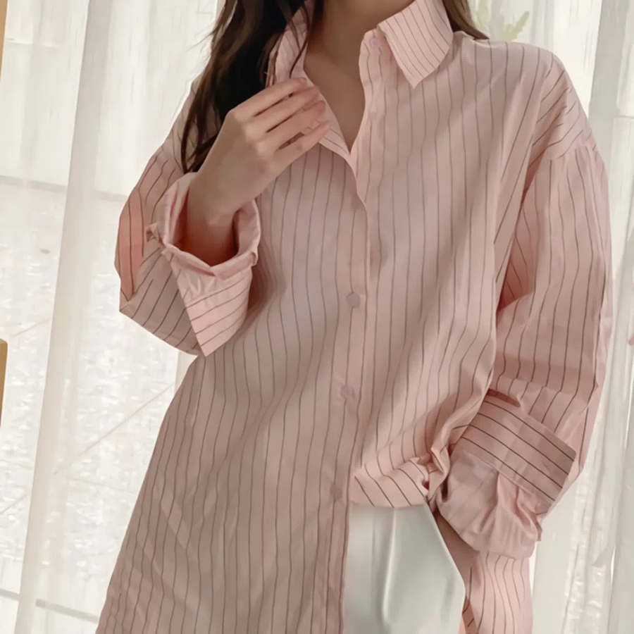 Daily – рубашка Stripe Collar Shirt