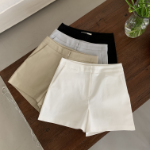 Modern Fit Basic High-Waist Shorts